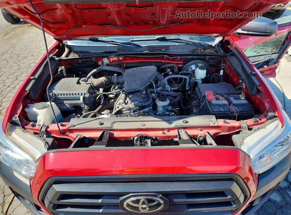 3TYRX5GN0LT003407 2020 TOYOTA TACOMA Красный Вид задней части салона