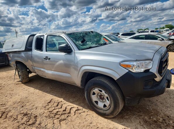 3TYRX5GN4NT059059 2022 TOYOTA TACOMA Серебряный Передняя правая четверть