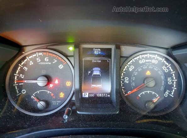 3TYRX5GN5LT002382 2020 TOYOTA TACOMA Белый Вид щитка приборов