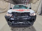 2023 Toyota Tacoma Sr White vin: 3TYRX5GN7PT088896 Damage: Front Bumper Reinforcement, Bent, < 1/8 Inch
