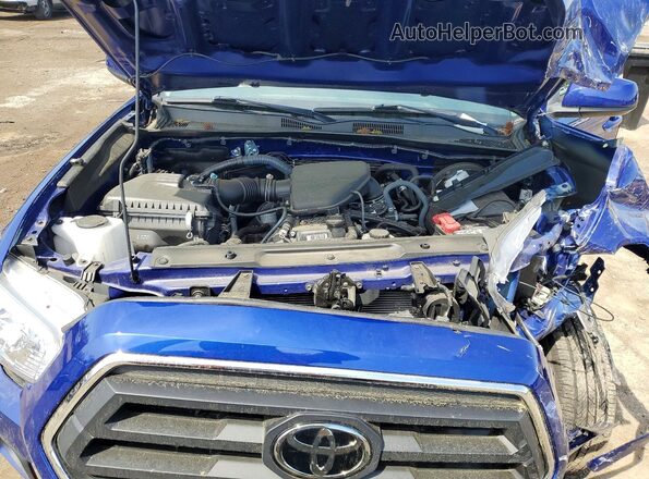 3TYSX5EN0NT016343 2022 TOYOTA TACOMA Blue Widok wnętrza z tyłu