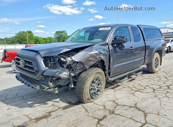 3TYSX5EN6MT005040 2021 TOYOTA TACOMA Gray Vista tres cuartos delantera izquierda