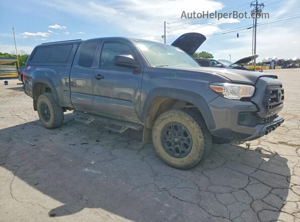 3TYSX5EN6MT005040 2021 TOYOTA TACOMA Gray Delantero derecho