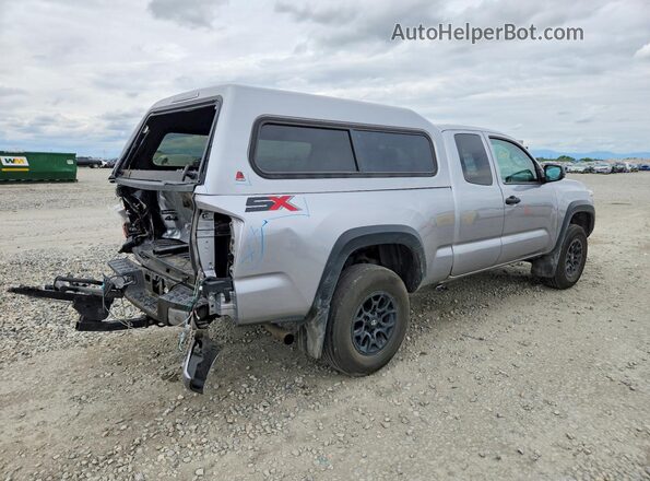 3TYSX5EN8LT002445 2020 TOYOTA TACOMA Серебряный Задняя правая четверть