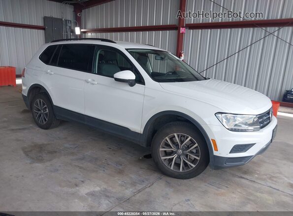 3VV0B7AX0MM060203 2021 VOLKSWAGEN TIGUAN Белый Передняя правая четверть