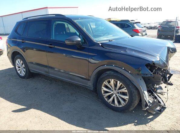 3VV0B7AX1JM107184 2018 VOLKSWAGEN TIGUAN Черный Передняя правая четверть
