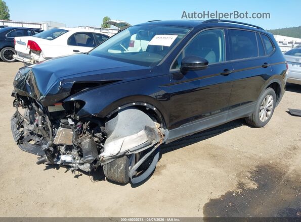 3VV0B7AX1JM107184 2018 VOLKSWAGEN TIGUAN Черный Передняя левая четверть
