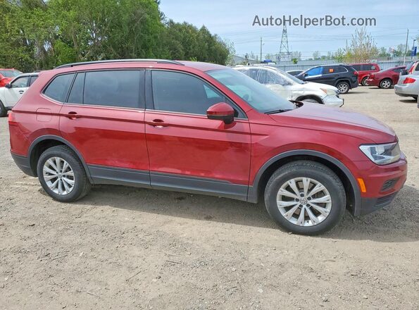 3VV0B7AX3LM123227 2020 VOLKSWAGEN TIGUAN Red Delantero derecho