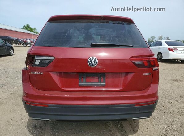 3VV0B7AX3LM123227 2020 VOLKSWAGEN TIGUAN Red Vista trasera