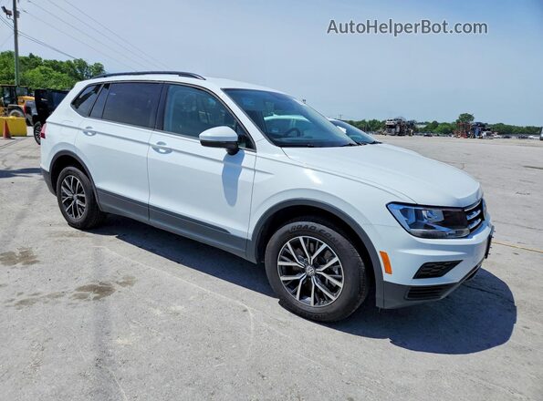 3VV0B7AX5MM021140 2021 VOLKSWAGEN TIGUAN Белый Передняя правая четверть