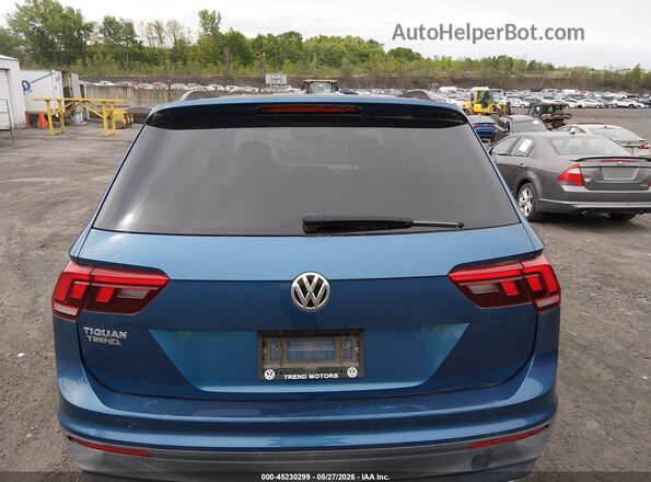 3VV0B7AX7KM053567 2019 VOLKSWAGEN TIGUAN Blue 