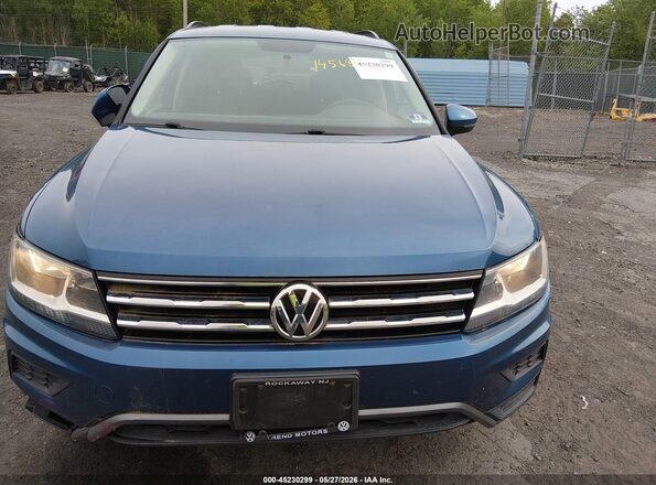 3VV0B7AX7KM053567 2019 VOLKSWAGEN TIGUAN Blue Вид щитка приладів