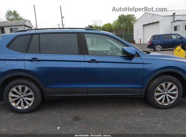 3VV0B7AX7KM053567 2019 VOLKSWAGEN TIGUAN Blue Вид задньої частини салону