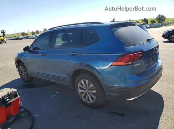 3VV0B7AX7LM124820 2020 VOLKSWAGEN TIGUAN Синий Задняя левая четверть