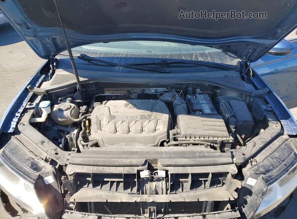 3VV0B7AX7LM124820 2020 VOLKSWAGEN TIGUAN Синий Вид подкапотного пространства