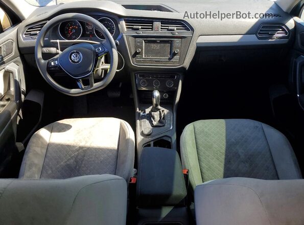3VV0B7AX7LM124820 2020 VOLKSWAGEN TIGUAN Синий Вид панели приборов