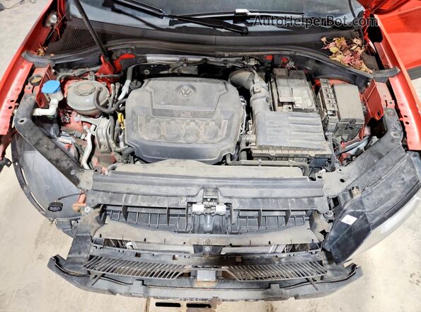 3VV0B7AX8JM079318 2018 VOLKSWAGEN TIGUAN Оранжевый Вид подкапотного пространства