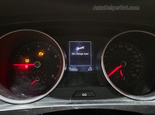 3VV0B7AX8JM079318 2018 VOLKSWAGEN TIGUAN Оранжевый Вид щитка приборов