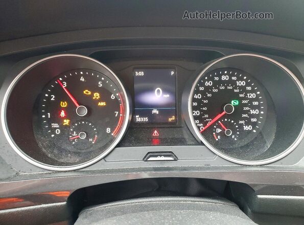3VV0B7AX8MM049501 2021 VOLKSWAGEN TIGUAN Белый Вид щитка приборов