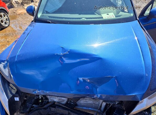 3VV0B7AX9JM142586 2018 VOLKSWAGEN TIGUAN Синий Вид подкапотного пространства