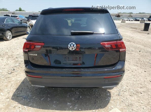 3VV1B7AX2KM116109 2019 VOLKSWAGEN TIGUAN Black Widok z tyłu