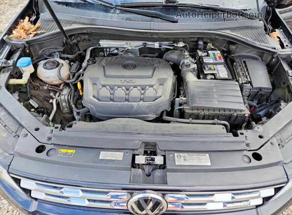 3VV1B7AX2LM076969 2020 VOLKSWAGEN TIGUAN Black Вид підкапотного простору