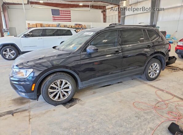 3VV1B7AX3JM019824 2018 VOLKSWAGEN TIGUAN Black Vista tres cuartos delantera izquierda