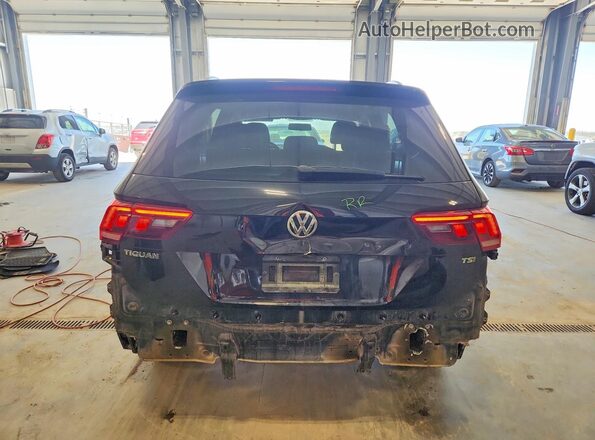 3VV1B7AX3JM019824 2018 VOLKSWAGEN TIGUAN Black Vista trasera