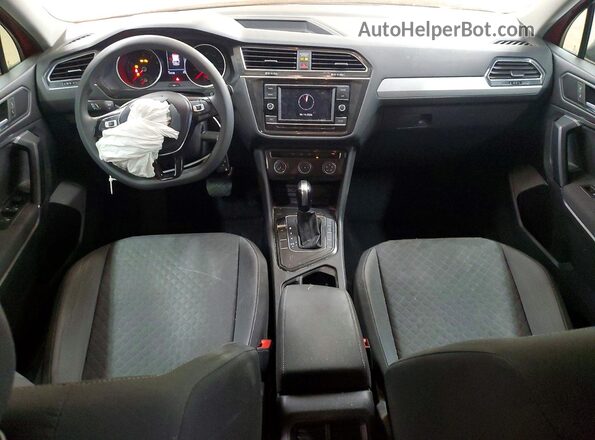 3VV1B7AX3KM033675 2019 VOLKSWAGEN TIGUAN Orange Vista del salpicadero