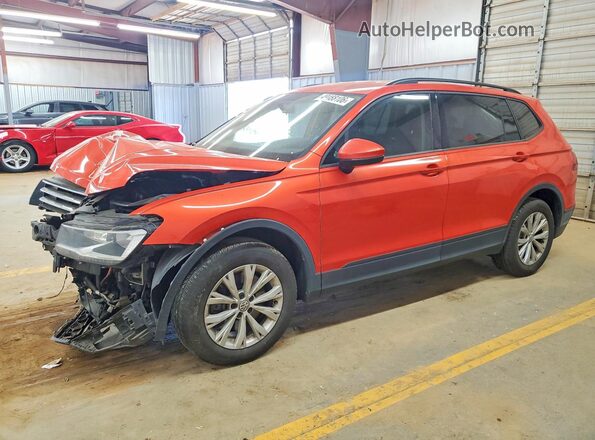 3VV1B7AX3KM033675 2019 VOLKSWAGEN TIGUAN Orange Vista tres cuartos delantera izquierda