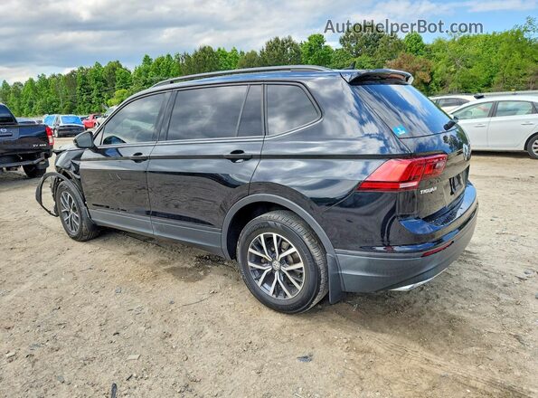 3VV1B7AX5MM080743 2021 VOLKSWAGEN TIGUAN Черный Задняя левая четверть
