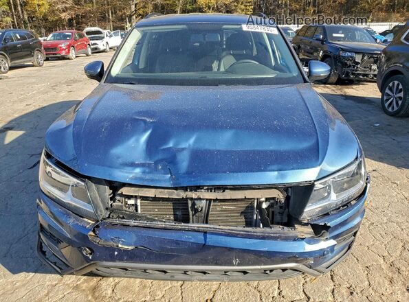 3VV1B7AX6JM011684 2018 VOLKSWAGEN TIGUAN Blue Вид спереду
