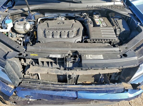 3VV1B7AX6JM011684 2018 VOLKSWAGEN TIGUAN Blue Вид задньої частини салону