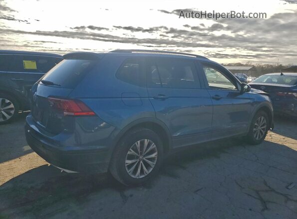 3VV1B7AX6JM011684 2018 VOLKSWAGEN TIGUAN Blue Задня права чверть