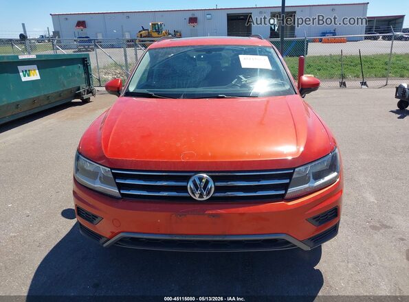 3VV2B7AX0JM200366 2018 VOLKSWAGEN TIGUAN Orange Vista interior trasera