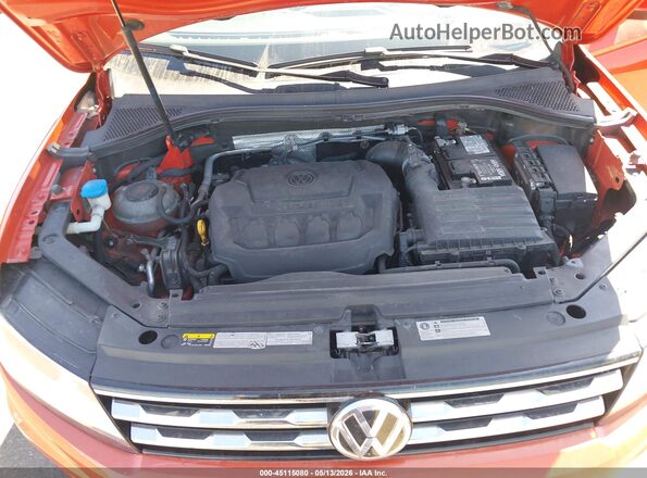 3VV2B7AX0JM200366 2018 VOLKSWAGEN TIGUAN Orange Vista trasera
