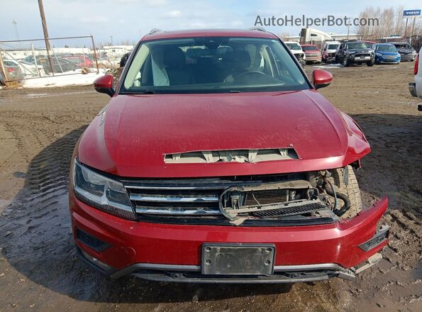 3VV2B7AX0MM123003 2021 VOLKSWAGEN TIGUAN Красный Вид спереди