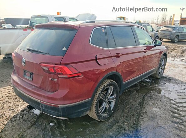 3VV2B7AX0MM123003 2021 VOLKSWAGEN TIGUAN Красный Задняя правая четверть