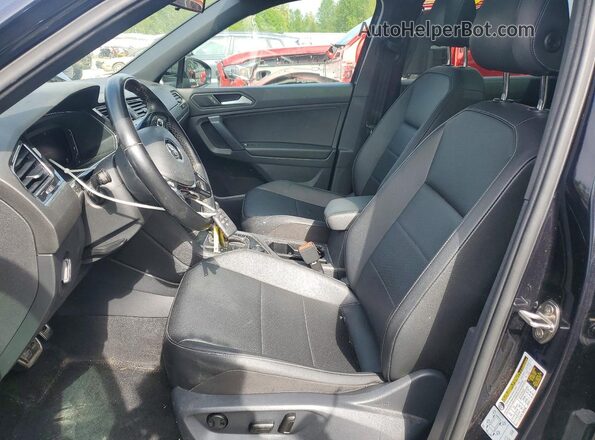 3VV2B7AX1KM086718 2019 VOLKSWAGEN TIGUAN Черный Вид салона спереди