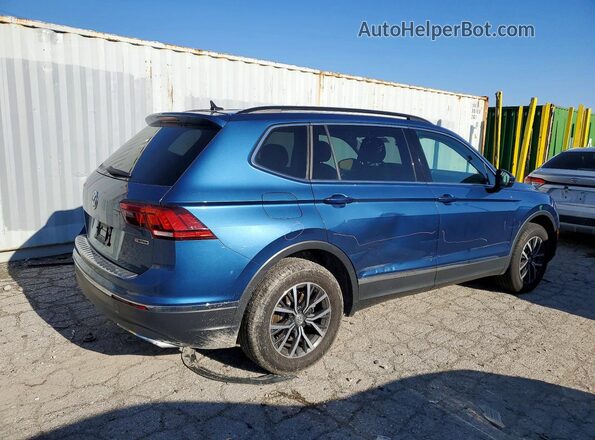 3VV2B7AX1LM013043 2020 VOLKSWAGEN TIGUAN Синий Задняя правая четверть