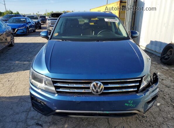 3VV2B7AX1LM013043 2020 VOLKSWAGEN TIGUAN Синий Вид спереди