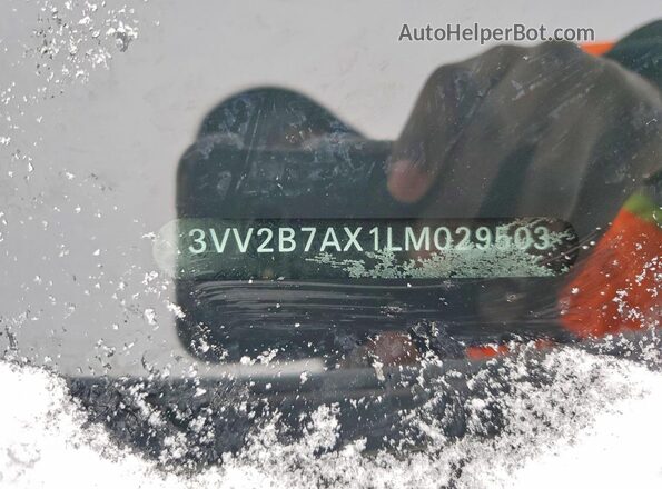 3VV2B7AX1LM029503 2020 VOLKSWAGEN TIGUAN White Widok komory silnika