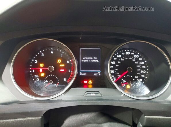 3VV2B7AX1LM043207 2020 VOLKSWAGEN TIGUAN Silver ხელსაწყოთა პანელის ხედი