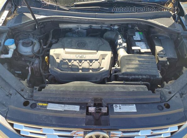 3VV2B7AX2JM165183 2018 VOLKSWAGEN TIGUAN Серый Вид задней части салона
