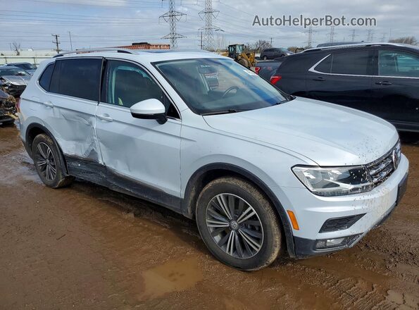 3VV2B7AX3JM107244 2018 VOLKSWAGEN TIGUAN Серебряный Передняя правая четверть
