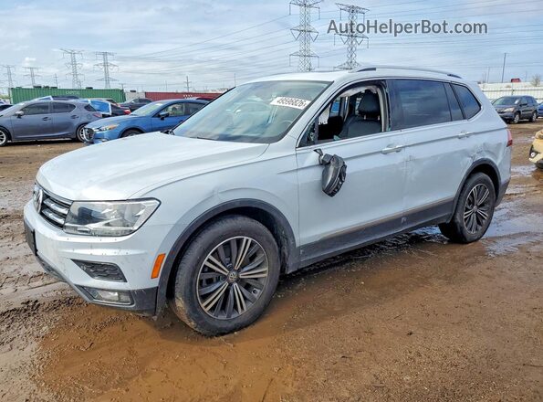3VV2B7AX3JM107244 2018 VOLKSWAGEN TIGUAN Серебряный Передняя левая четверть
