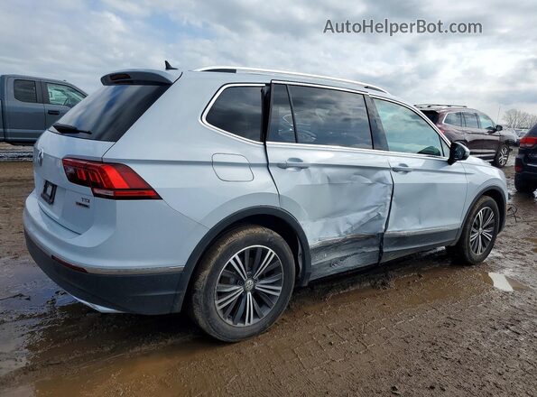 3VV2B7AX3JM107244 2018 VOLKSWAGEN TIGUAN Серебряный Задняя правая четверть