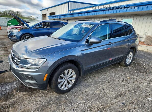 3VV2B7AX3KM041487 2019 VOLKSWAGEN TIGUAN Gray Передня ліва чверть
