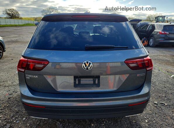 3VV2B7AX3KM041487 2019 VOLKSWAGEN TIGUAN Gray Вид ззаду
