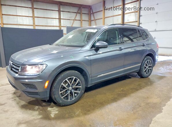 3VV2B7AX3MM097335 2021 VOLKSWAGEN TIGUAN Серый Передняя левая четверть